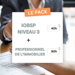 Pack IOBSP Niveau 3 + Professionnel de l’immobilier