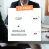 Pack CGP + Anglais Immobilier