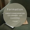 Formation crédit consommation Loi Lagarde de 7 heures pour respecter les obligations réglementaires du crédit à la consommation.