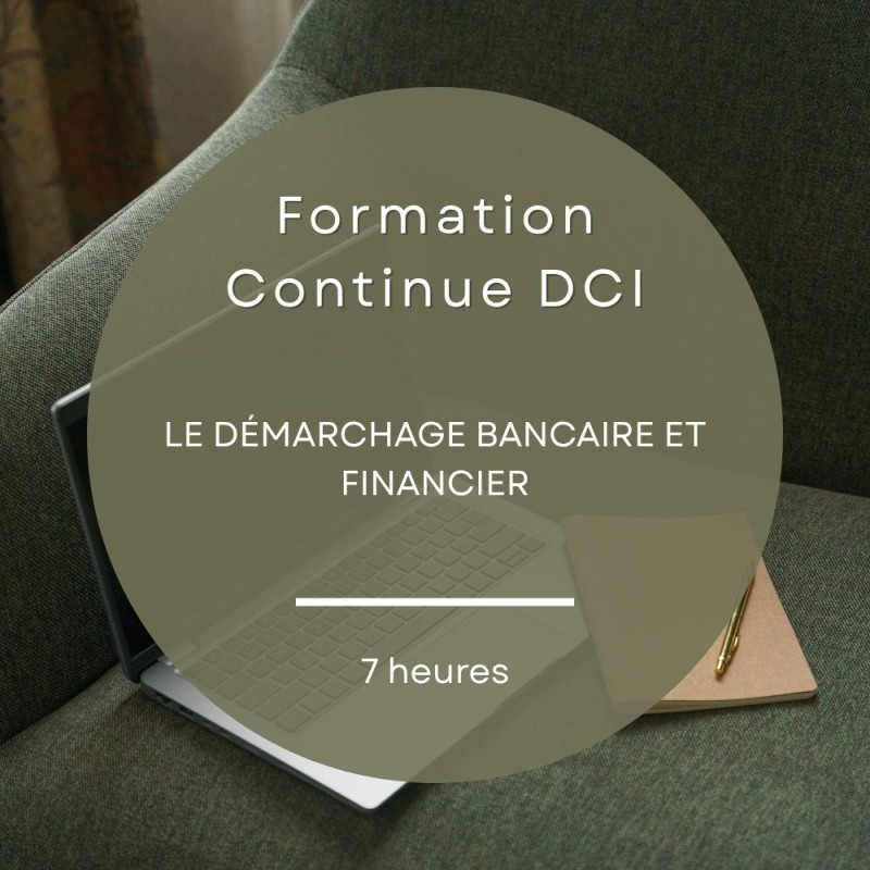 FORMATION CONTINUE IOBSP - DCI - LE DÉMARCHAGE BANCAIRE ET FINANCIER