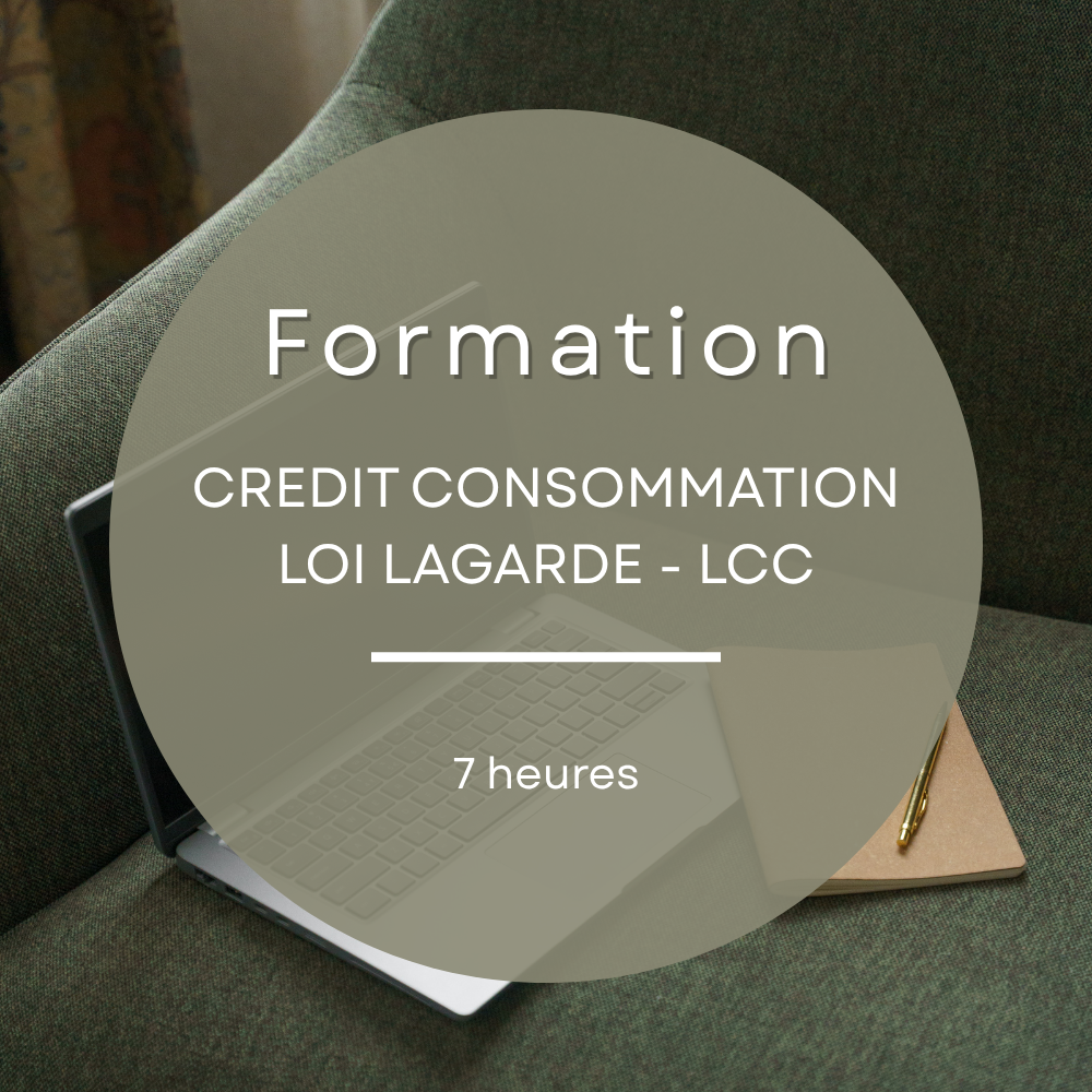 Formation credit consommation loi lagarde lcc